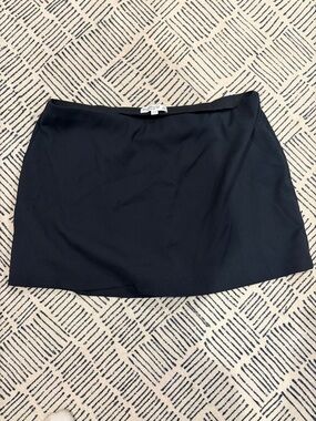 Abercrombie Curve Love Black Women's Mini Skort - Classic Simple Style